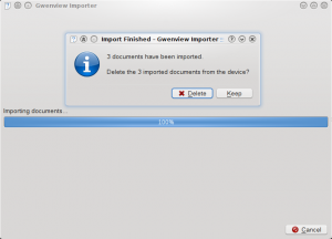 Documents have been imported