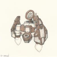 3 - Vessel. Another Starcraft 2 Terran unit: the science vessel.

