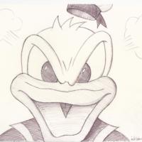10 - Crabby. When it comes to crabby, Donald Duck is a specialist. Unfortunately he looks more evil or mad than crabby here 🤷🏻
