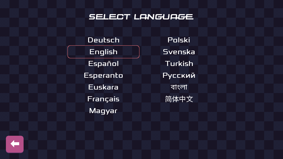 Language selector